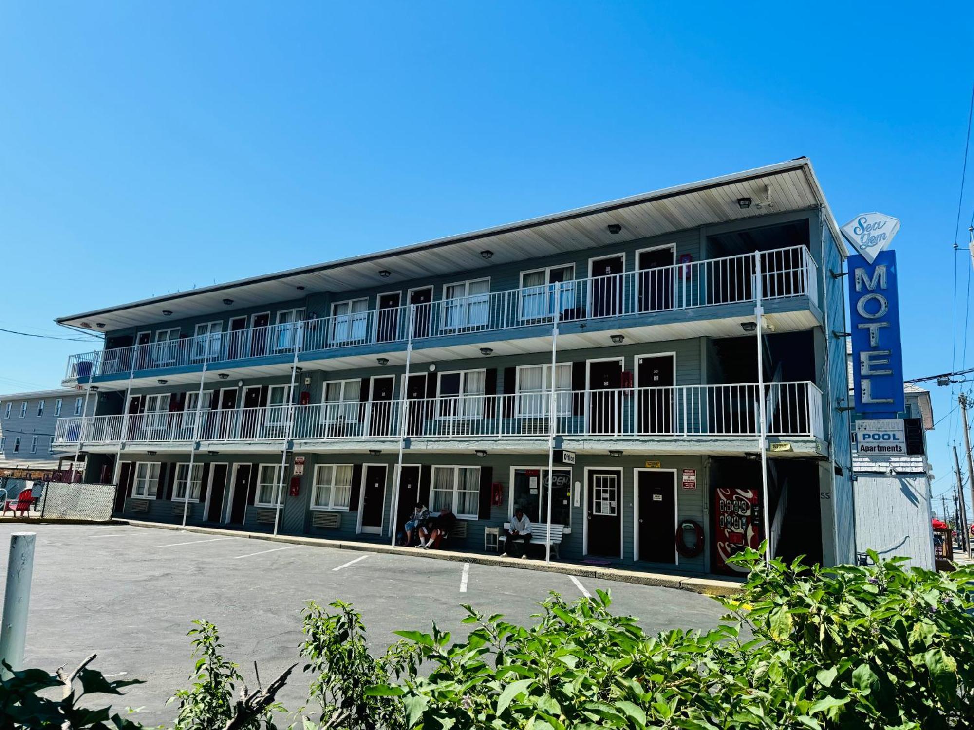 Seagem Motel And Apartments Seaside Heights Eksteriør bilde