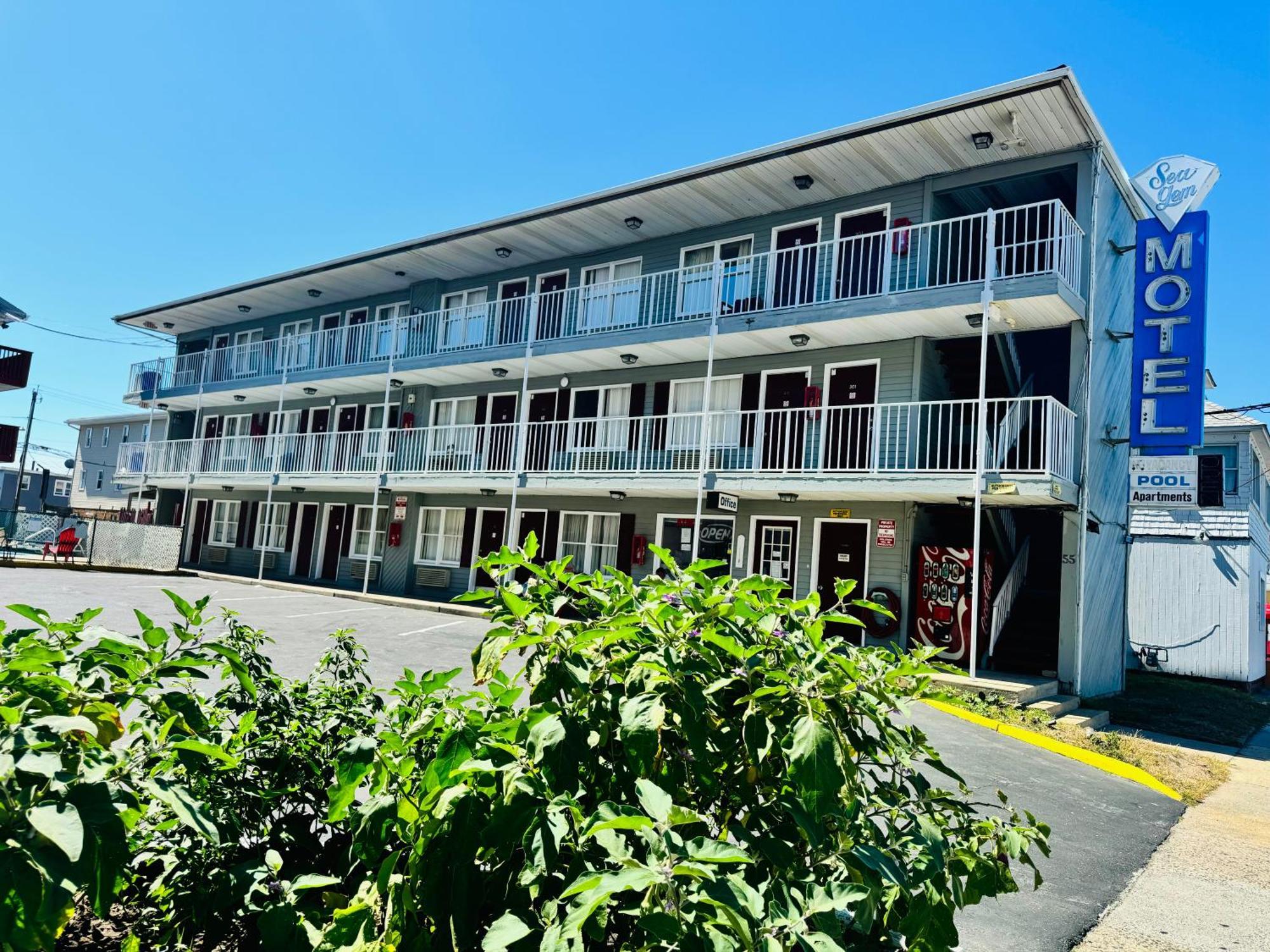 Seagem Motel And Apartments Seaside Heights Eksteriør bilde