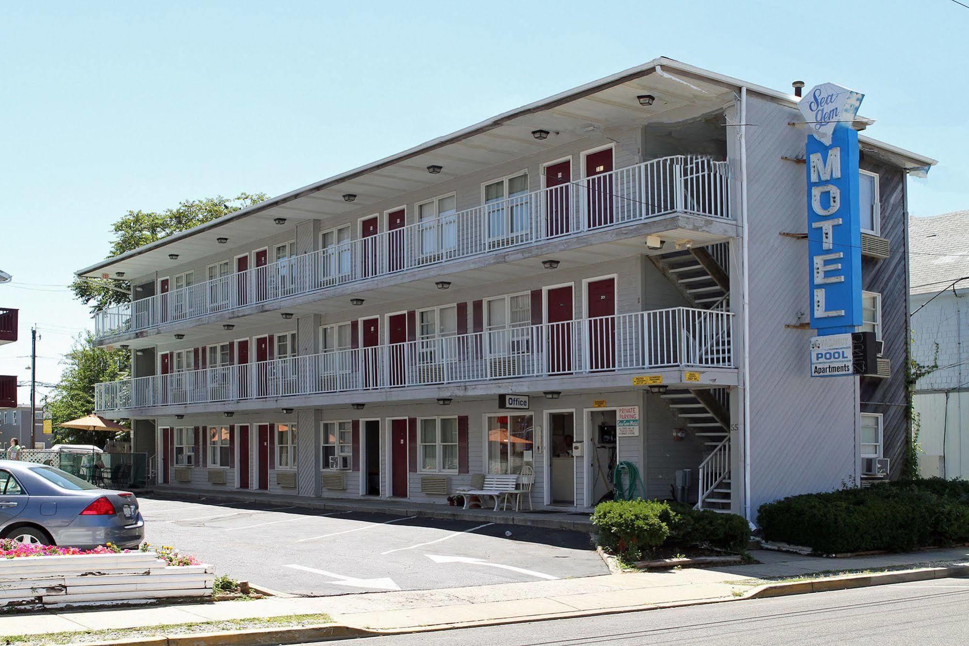 Seagem Motel And Apartments Seaside Heights Eksteriør bilde
